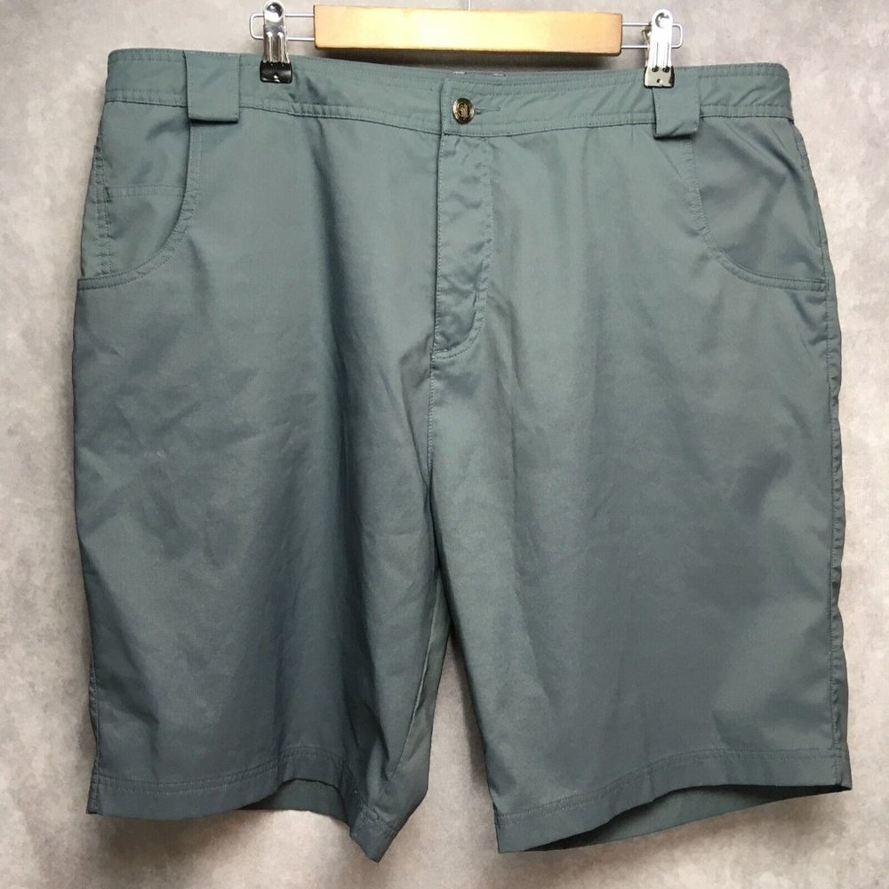 Straight Down Mens Golf Shorts - sz 40 Blue Poly‎ Spandex Stretch Performance